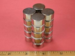 dc6ah - 3/4 x 3/8 Inch Neodymium Rare Earth High Temp Disc Magnet N35AH -2