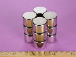 dc8 - 3/4 x 1/2 Inch Neodymium Rare Earth Disc Magnet N42 -2