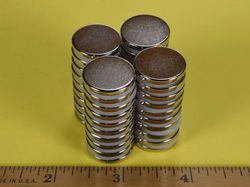 dch1 - 3/4 x 1/10 Inch Neodymium Rare Earth Disc Magnet N42 -2
