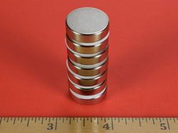 dch2 - 3/4 x 2/10 Inch Neodymium Rare Earth Disc Magnet N42 -2