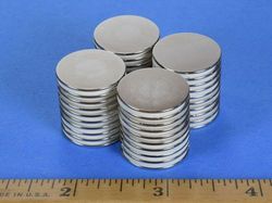 dd01 - 13/16 x 1/32 Inch Neodymium Rare Earth Disc Magnet N42 -2