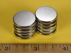 dd03 - 13/16 x 3/32 Inch Neodymium Rare Earth Disc Magnet N42 -2