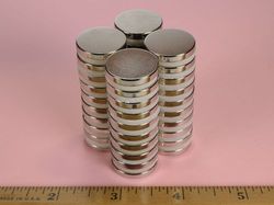 dd2 - 13/16 x 1/8 Inch Neodymium Rare Earth Disc Magnet N42 -2