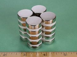 dd4 - 13/16 x 1/4 Inch Neodymium Rare Earth Disc Magnet N42 -2