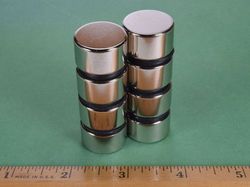 de8 - 7/8 x 1/2 Inch Neodymium Rare Earth Disc Magnet N42 -2