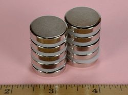 deh2 - 7/8 x 2/10 Inch Neodymium Rare Earth Disc Magnet N42 -2