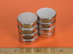 df4 - 15/16 x 1/4 Inch Neodymium Rare Earth Disc Magnet N42 -2