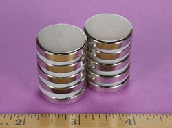 dfh2 - 15/16 x 2/10 Inch Neodymium Rare Earth Disc Magnet N42 -2