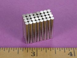 dh101 - 1/10 x 1/32 Inch Neodymium Rare Earth Disc Magnet N42 10 Pack-2