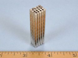 dh13 - 1/10 x 3/16 Inch Neodymium Rare Earth Cylinder/Rod Magnet N42 -2