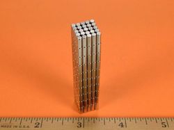 dh14 - 1/10 x 1/4 Inch Neodymium Rare Earth Cylinder/Rod Magnet N42 -2