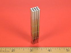 dh18 - 1/10 x 1/2 Inch Neodymium Rare Earth Cylinder/Rod Magnet N42 -2