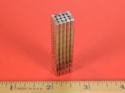 dh1h2 - 1/10 x 2/10 Inch Neodymium Rare Earth Cylinder/Rod Magnet N42 -2