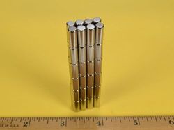 dh28 - 2/10 x 1/2 Inch Neodymium Rare Earth Cylinder/Rod Magnet N42 -2