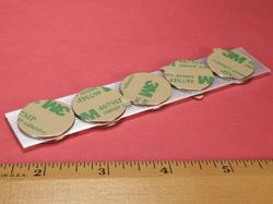 dx01ad-p - 1 x 1/16 Inch Neodymium Rare Earth 3M Adhesive Backed Disc Craft Magnet N42 5 Pair Pack-2