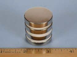 dx44 - 1 1/4 x 1/4 Inch Neodymium Rare Earth Disc Magnet N42 -2