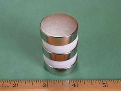 dx46 - 1 1/4 x 3/8 Inch Neodymium Rare Earth Disc Magnet N42 -2