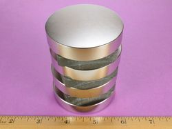 dy88 - 2 1/2 x 1/2 Inch Neodymium Rare Earth Disc Magnet N42 -2