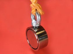 fm2-75 - 75 x 32 mm Neodymium Rare Earth Double Sided Fishing Magnet N38 -2