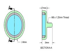 mm-c-48 - 48 x 11 mm Neodymium Rare Earth Male Stud Pot Magnet N38 -2