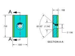 mmr-a-c - 3/4 x 1/2 x 3/16 Inch Neodymium Rare Earth Channel Mounting Magnet N42 -2