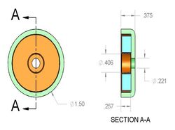 mmwr-b-x8 - 1 1/2 x 3/8 Inch Neodymium Rare Earth Stainless Steel Pot Magnet N42 -2