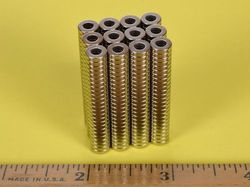 r421 - 1/4 x 1/16 Inch Neodymium Rare Earth Ring Magnet N42 -2