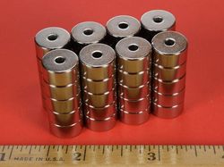 r824 - 1/2 x 1/4 Inch Neodymium Rare Earth Ring Magnet N42 -2