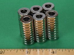 r842-n52 - 1/2 x 1/8 Inch Neodymium Rare Earth Ring Magnet N52 -2