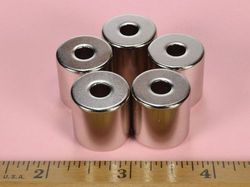 rc4cdia - 3/4 x 3/4 Inch Neodymium Rare Earth Diametric Ring Magnet N42 -2