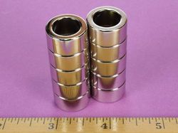 rc86 - 3/4 x 3/8 Inch Neodymium Rare Earth Ring Magnet N42 -2