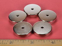 rx024dia - 1 x 1/4 Inch Neodymium Rare Earth Diametric Ring Magnet N42 -2