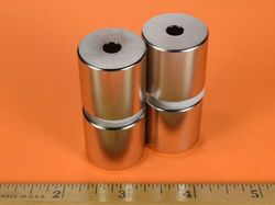 rx04x0 - 1 x 1 Inch Neodymium Rare Earth Ring Magnet N42 -2