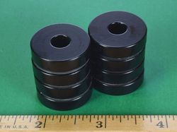rx054e - 1 x 1/4 Inch Neodymium Rare Earth Epoxy Coated Ring Magnet N42 -2
