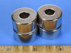 rx068 - 1 x 1/2 Inch Neodymium Rare Earth Ring Magnet N42 -2