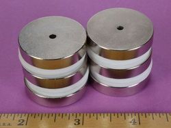 rx424 - 1 1/4 x 1/4 Inch Neodymium Rare Earth Ring Magnet N42 -2