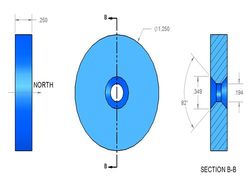 rx434dcs - 1 1/4 x 1/4 Inch Neodymium Rare Earth Countersunk Ring Magnet N42 -2