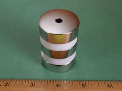 rx848 - 1 1/2 x 1/2 Inch Neodymium Rare Earth Ring Magnet N42 -2