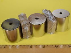 rx84x8dia - 1 1/2 x 1 1/2 Inch Neodymium Rare Earth Diametric Ring Magnet N42 -2