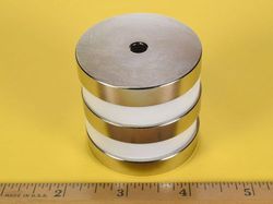 ry046 - 2 x 3/8 Inch Neodymium Rare Earth Ring Magnet N42 -2