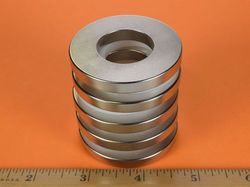 ry0x04 - 2 x 1/4 Inch Neodymium Rare Earth Ring Magnet N42 -2