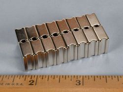 sb884-in - 1/2 x 1/2 x 1/4 Inch Neodymium Rare Earth Stepped Block Magnet N42 -2