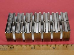 sbcc6-in - 3/4 x 3/4 x 3/8 Inch Neodymium Rare Earth Stepped Block Magnet N42 -2