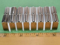 sbcc6-out - 3/4 x 3/4 x 3/8 Inch Neodymium Rare Earth Stepped Block Magnet N42 -2