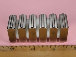 sbx0x06-out - 1 x 1 x 3/8 Inch Neodymium Rare Earth Stepped Block Magnet N42 -2