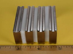 sbx0y06-in - 1 x 2 x 3/8 Inch Neodymium Rare Earth Stepped Block Magnet N42 -2