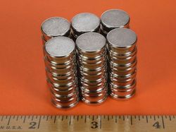 sd84-in - 1/2 x 1/4 Inch Neodymium Rare Earth Stepped Disc Magnet N42 -2