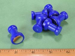 xltk-blu - 7/8 x 1 1/8 Inch Neodymium Rare Earth Magnetic Thumbtack N42 -2