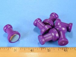 xltk-pur - 7/8 x 1 1/8 Inch Neodymium Rare Earth Magnetic Thumbtack N42 -2