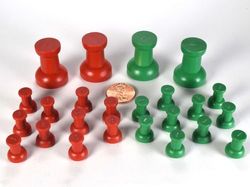 xmas1 -  Neodymium Rare Earth Assorted Color Magnetic Thumbtacks N42 24 Pack-2